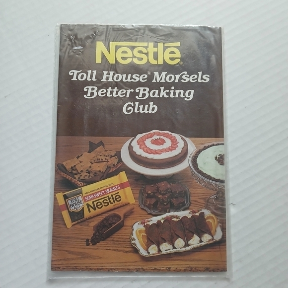 Vintage 80's Nestle Toll House Morsels Better Baking Club Pamphlet New - Picture 3 of 6